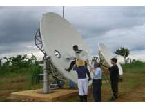 某机械设备公司北京到刚果布拉柴维尔、水电站作业现场